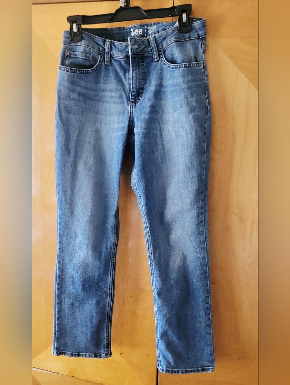 Lee Medium Blue Straight Leg Jeans